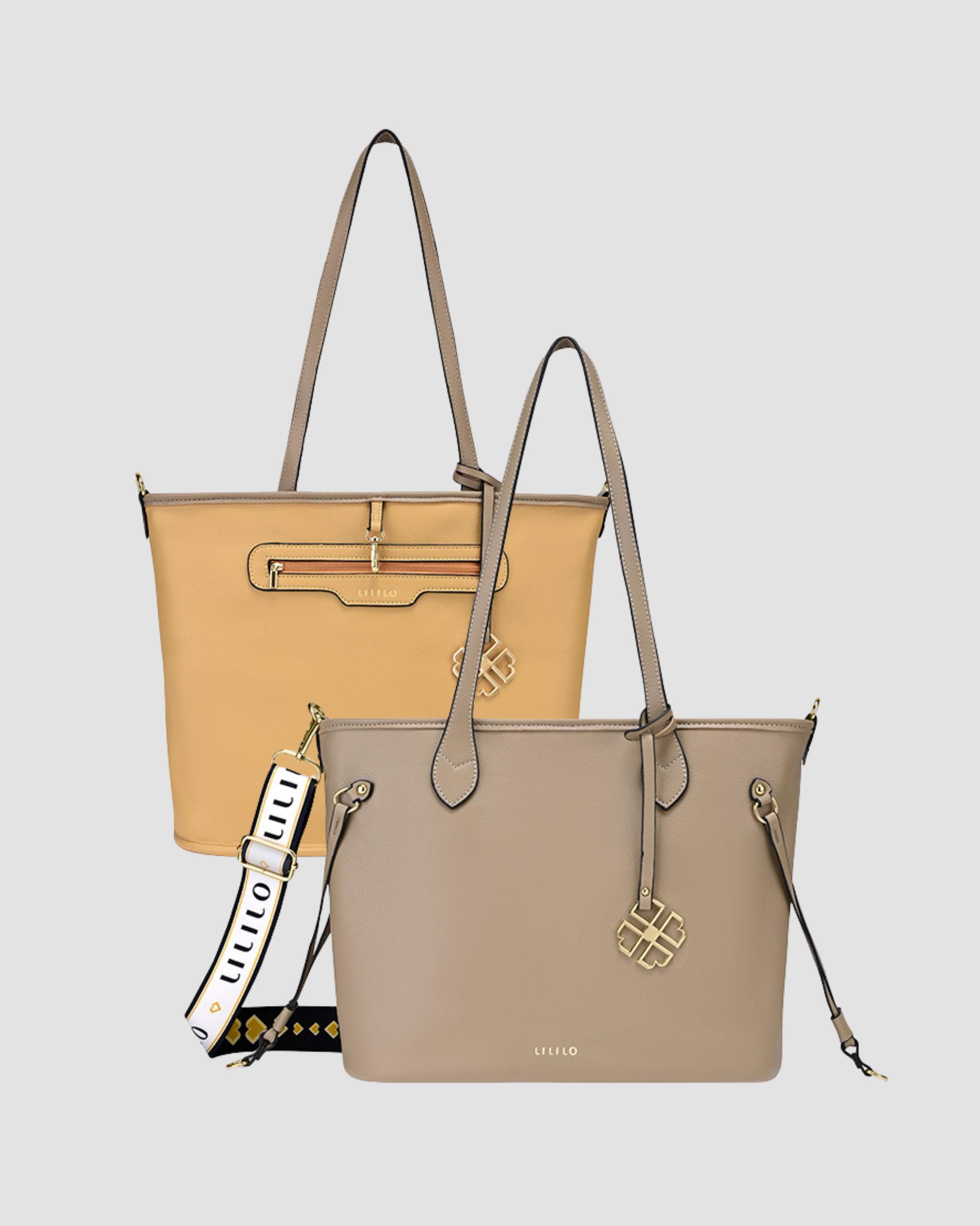 Y*❌様 herlipto Two-Tone City Multi Bag Two Faced Reversible Tote Bag - Zipper