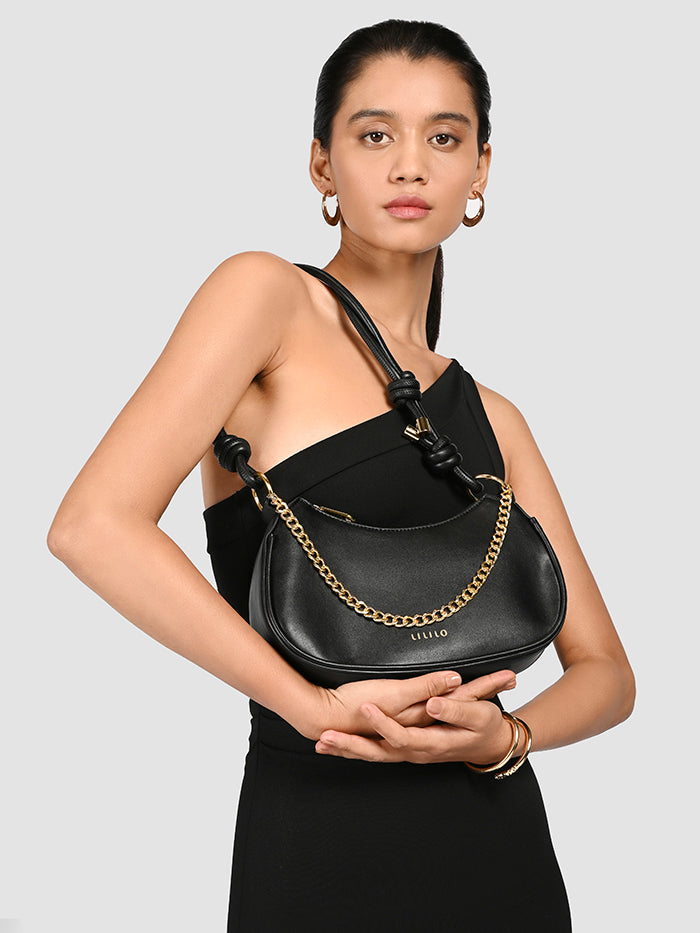 Tied Down Shoulder Bag