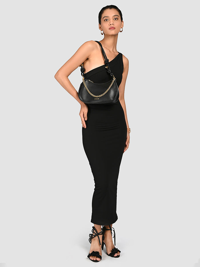 Tied Down Shoulder Bag