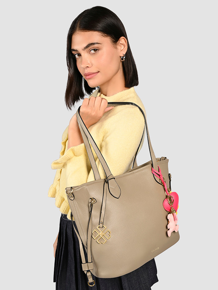 Two Faced Reversible Tote Bag - Zipper