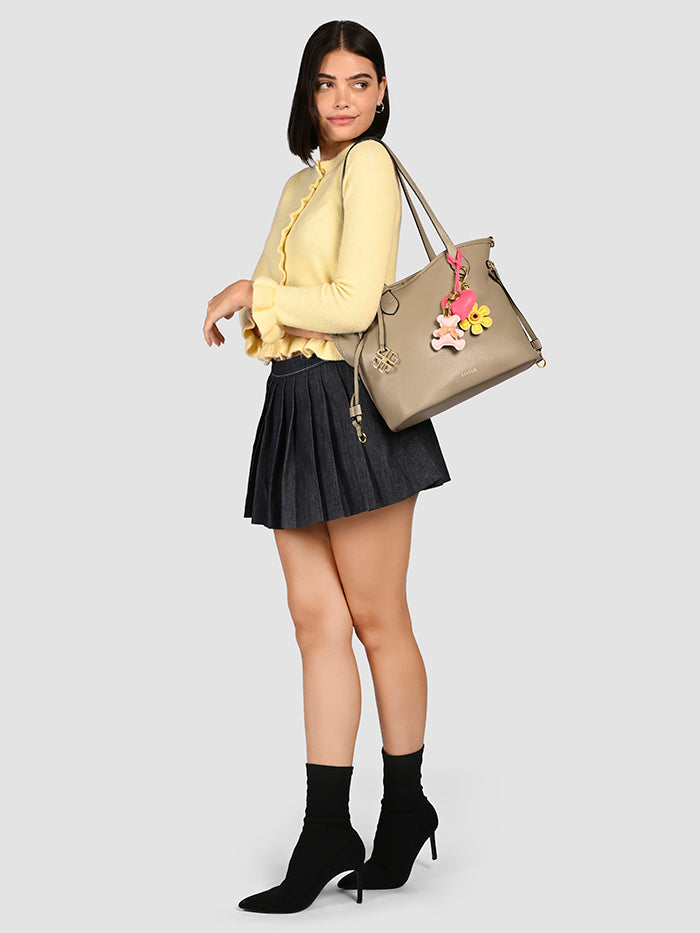 Two Faced Reversible Tote Bag  - Zipper