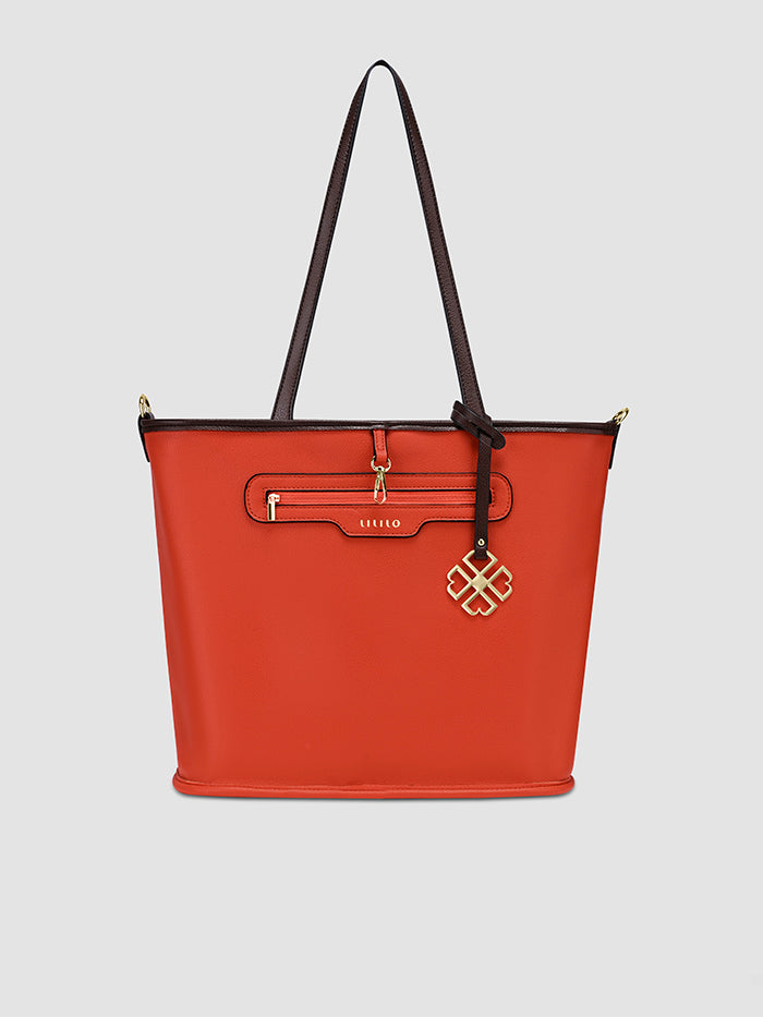 Two Faced Reversible Tote Bag - Zipper