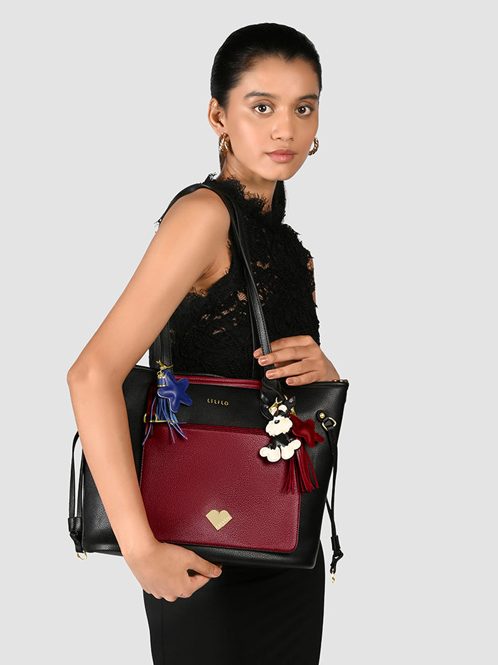 Two Faced Reversible Tote Bag - Pouch