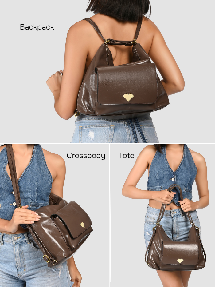 Threesome - 3 in 1 Tote, Backpack & Cross Body