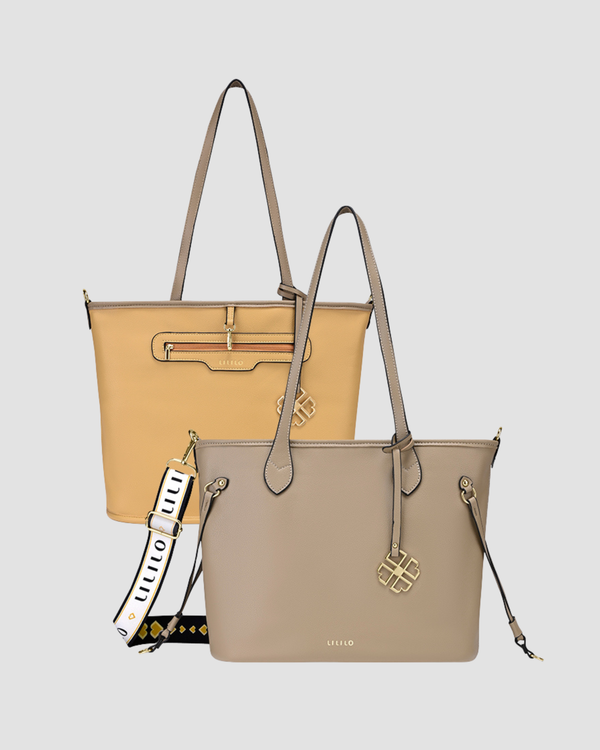 Two Faced Reversible Tote Bag  - Zipper