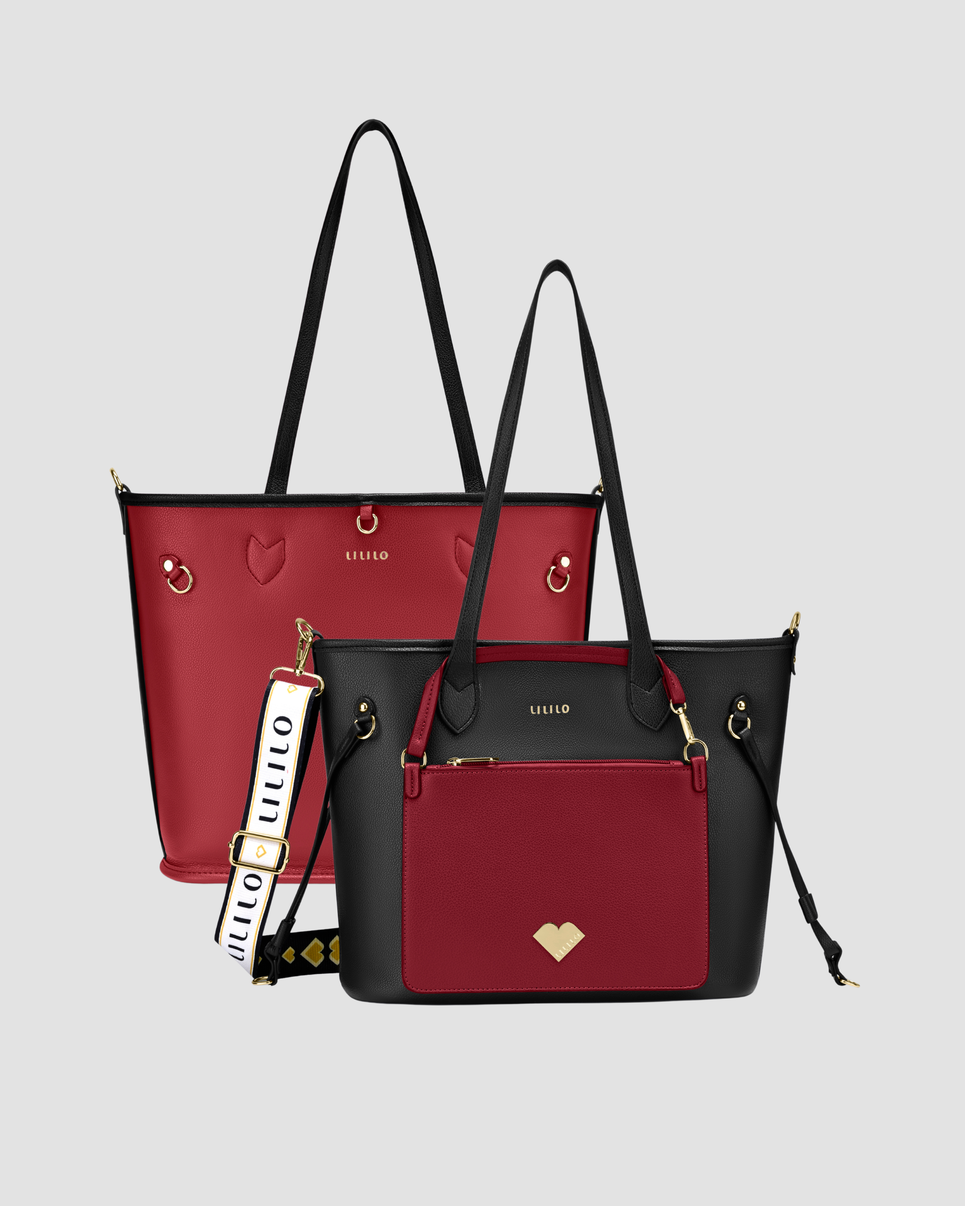 Two Faced Reversible Tote Bag - Pouch