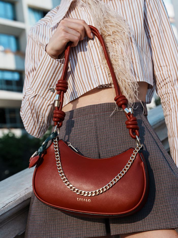 Tied Down Shoulder Bag