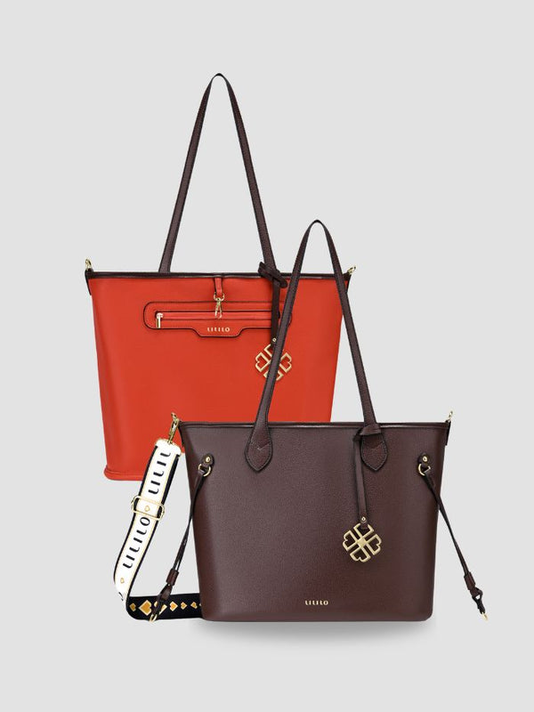 Two Faced Tote Bag  - Zipper
