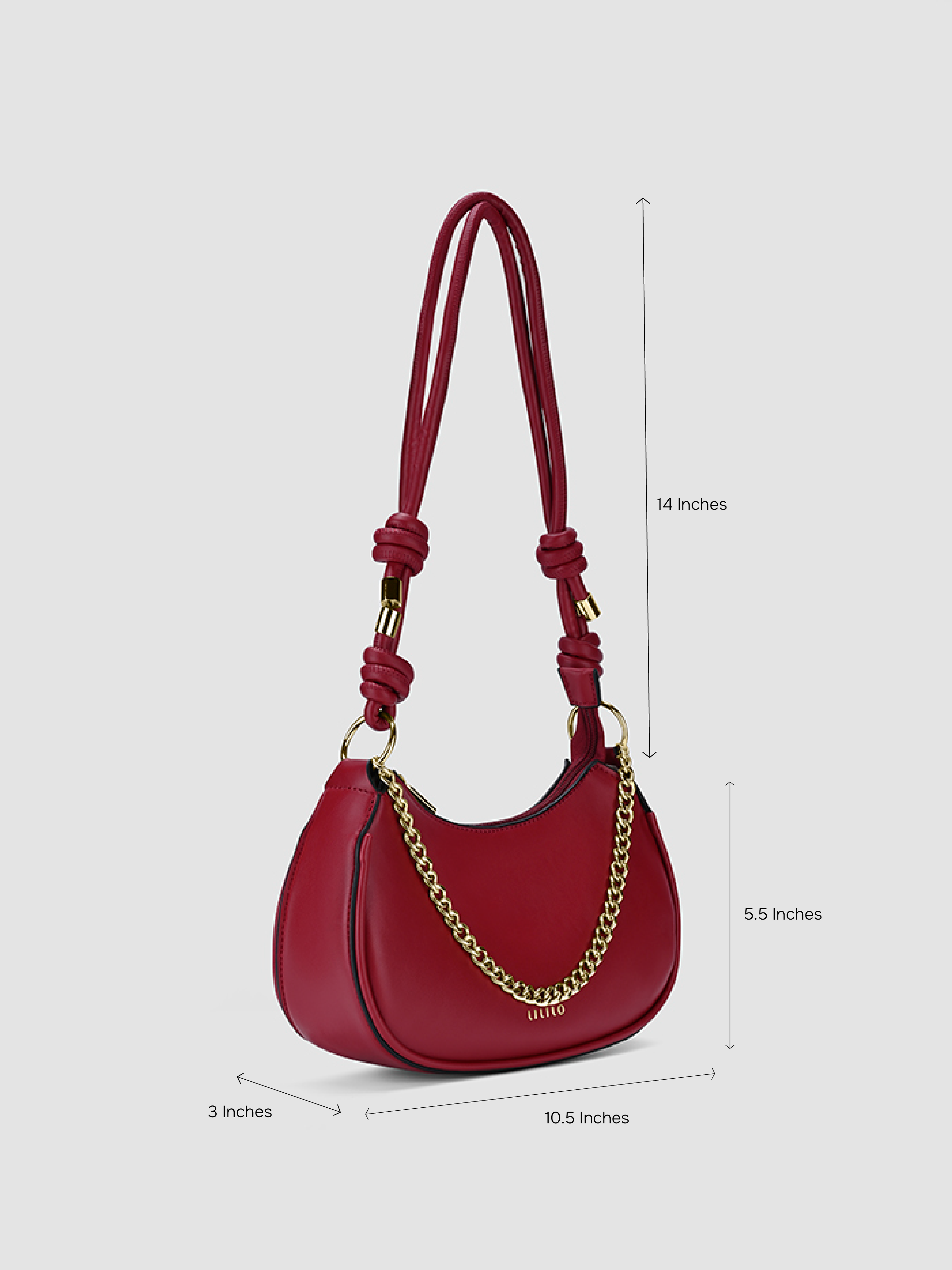 Tied Down Shoulder Bag
