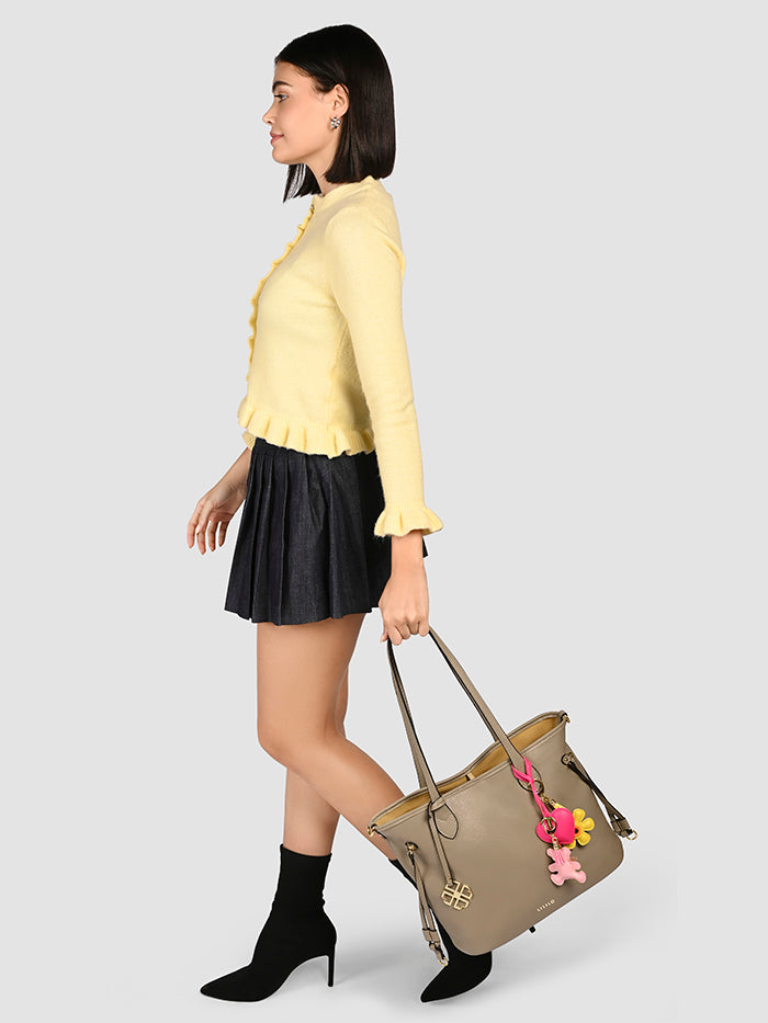 Two Faced Tote Bag  - Zipper