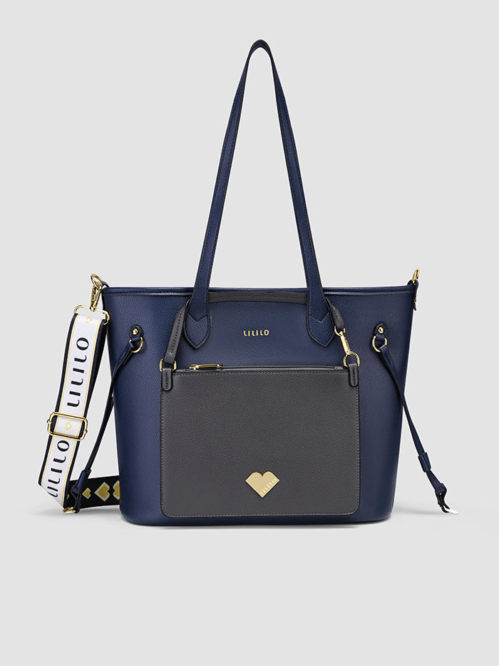 Two Faced Reversible Tote Bag - Pouch