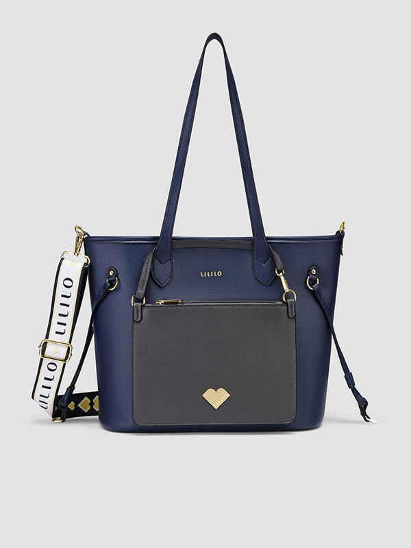 Two Faced Reversible Tote Bag - Pouch